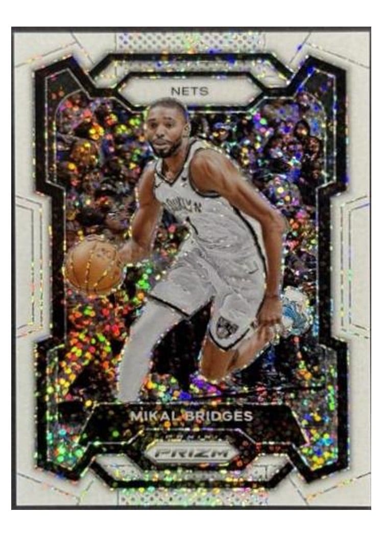 2023-24 Panini Prizm Base Set Mikal Bridges #46 card