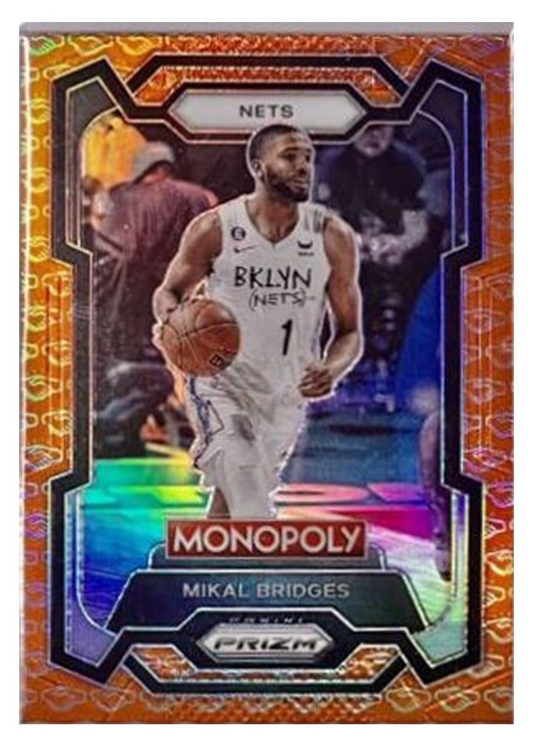 2023-24 Panini Prizm Monopoly Base Set Mikal Bridges #10 card