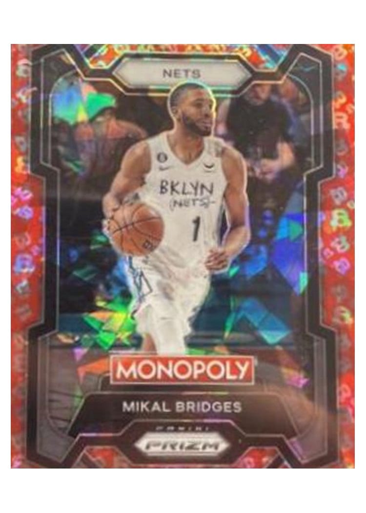 2023-24 Panini Prizm Monopoly Base Set Mikal Bridges #10 card