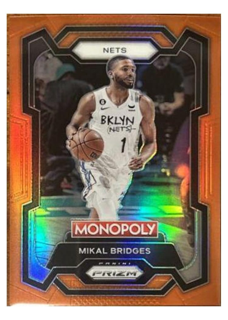 2023-24 Panini Prizm Monopoly Base Set Mikal Bridges #10 card