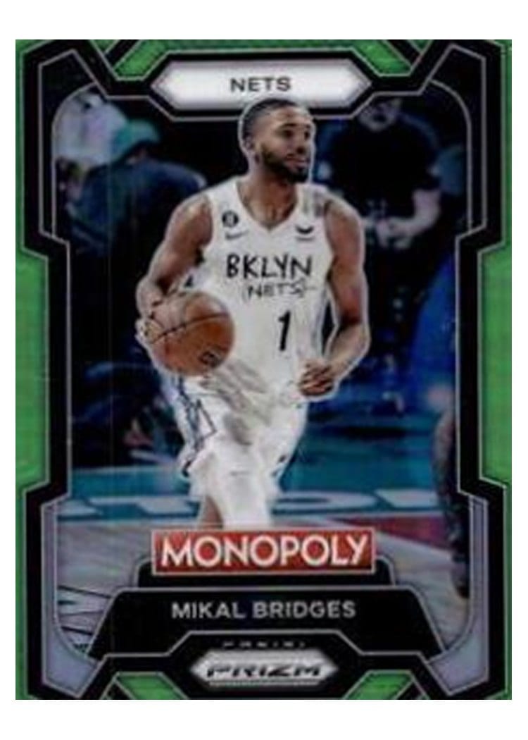 2023-24 Panini Prizm Monopoly Base Set Mikal Bridges #10 card