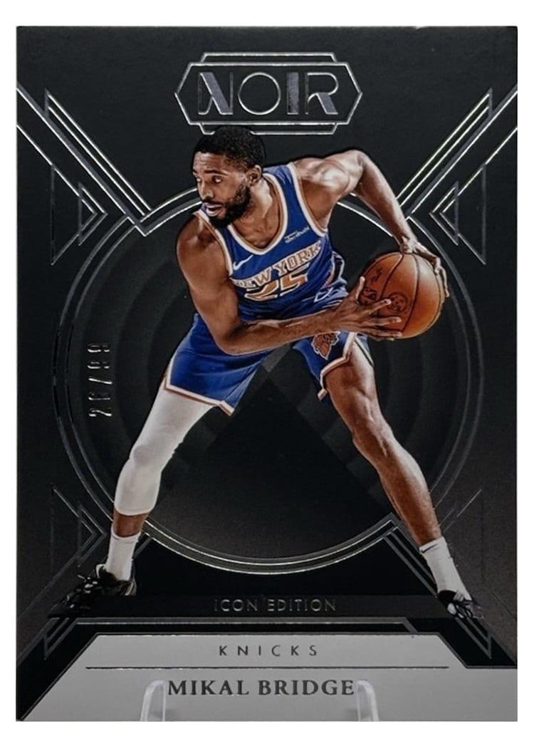 2024-25 Panini Noir Base Set Mikal Bridges #129 card