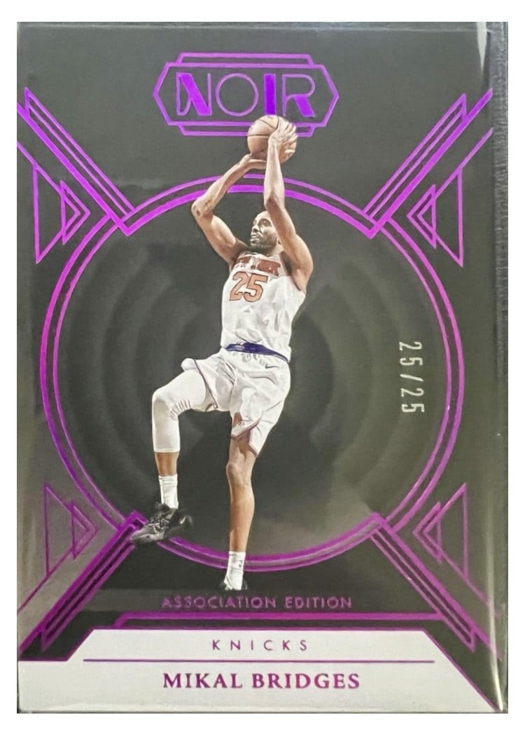 2024-25 Panini Noir Base Set Mikal Bridges #59 card