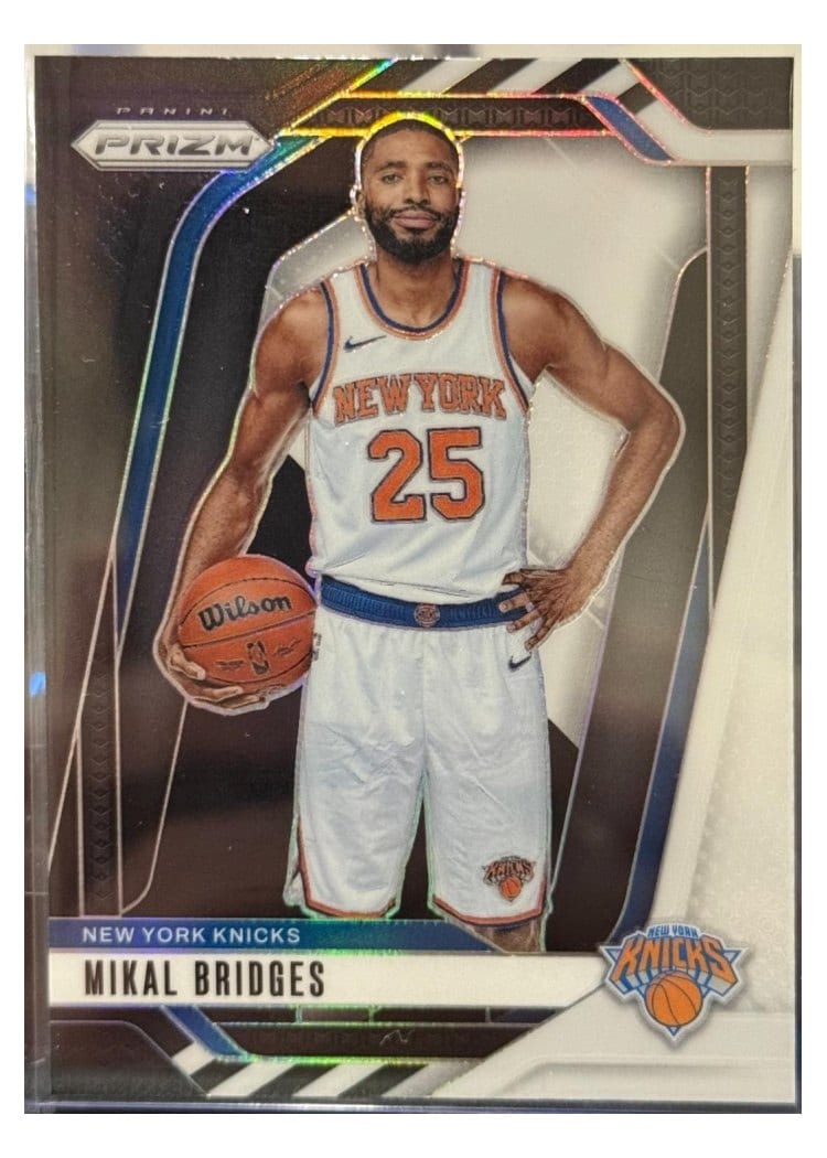 2024-25 Panini Prizm Base Set Mikal Bridges #15 card