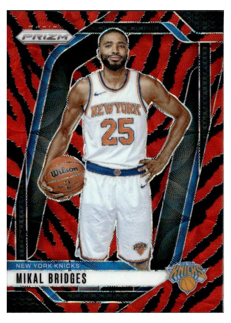 2024-25 Panini Prizm Base Set Mikal Bridges #15 card