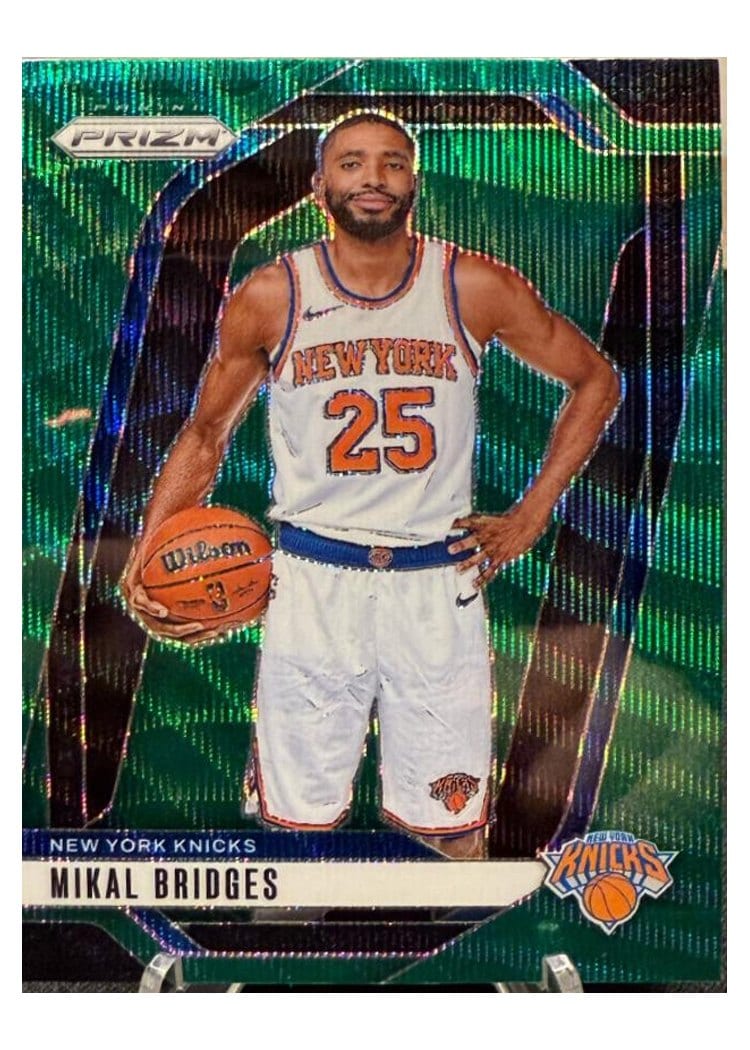 2024-25 Panini Prizm Base Set Mikal Bridges #15 card