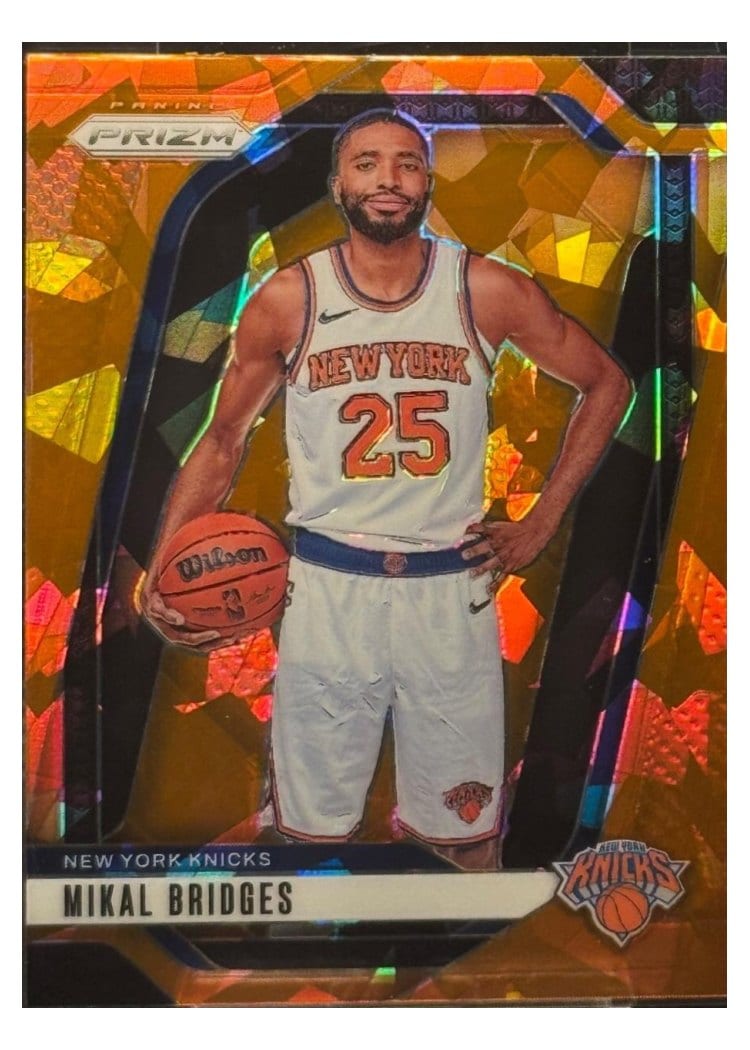2024-25 Panini Prizm Base Set Mikal Bridges #15 card