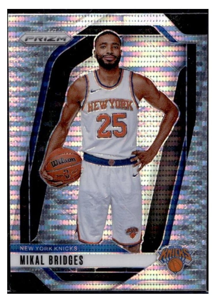 2024-25 Panini Prizm Base Set Mikal Bridges #15 card