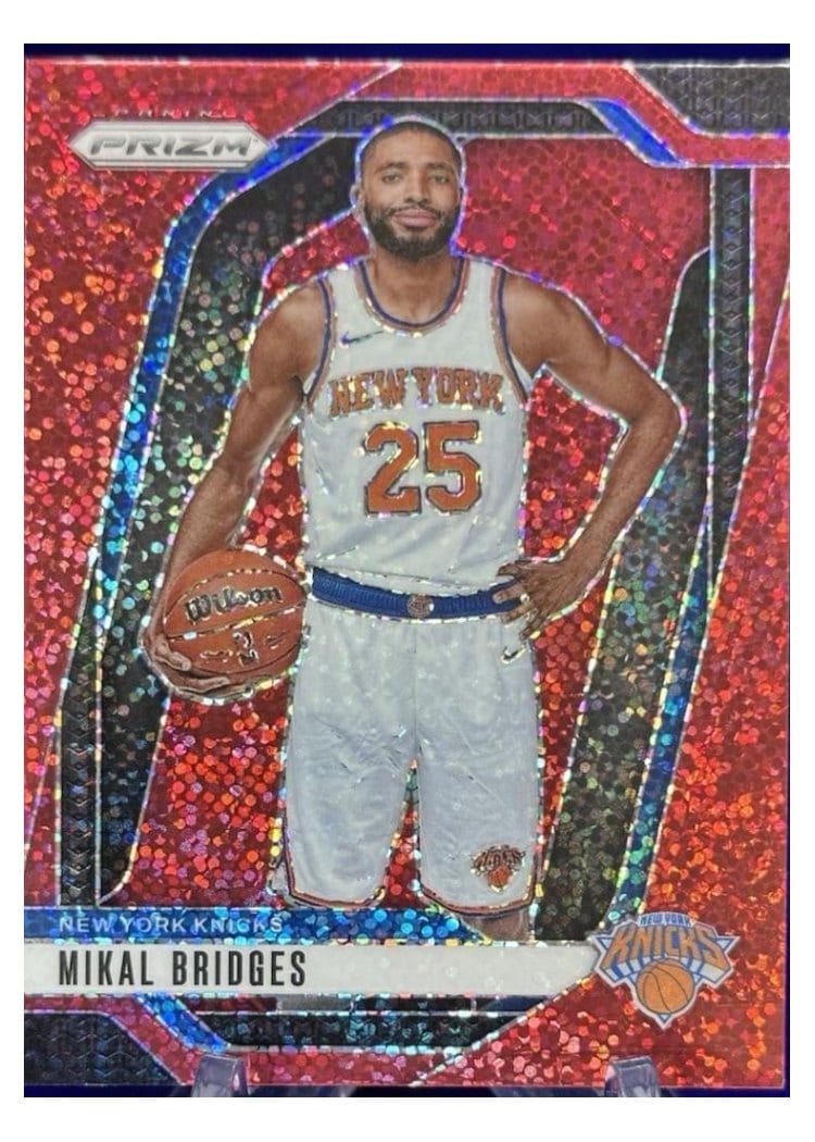 2024-25 Panini Prizm Base Set Mikal Bridges #15 card