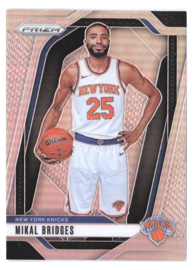 2024-25 Panini Prizm Base Set Mikal Bridges #15 card