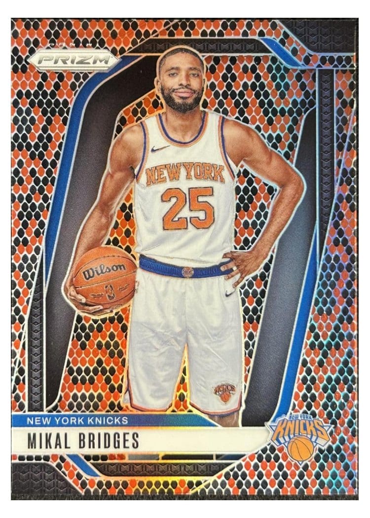 2024-25 Panini Prizm Base Set Mikal Bridges #15 card