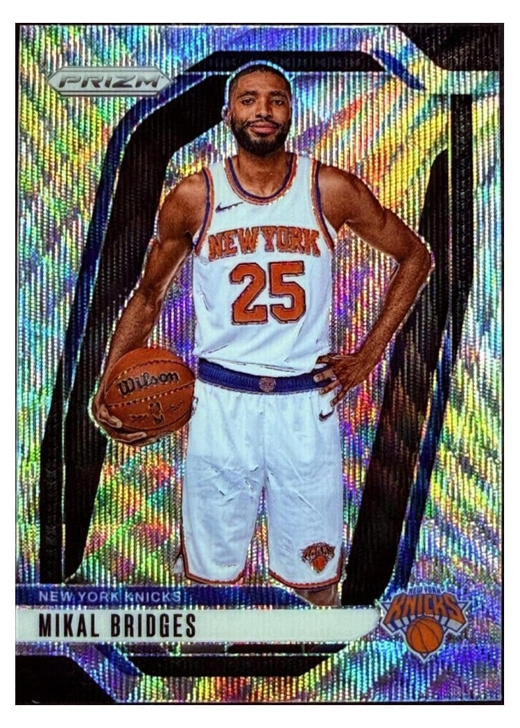 2024-25 Panini Prizm Base Set Mikal Bridges #15 card