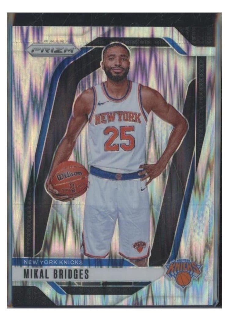2024-25 Panini Prizm Base Set Mikal Bridges #15 card