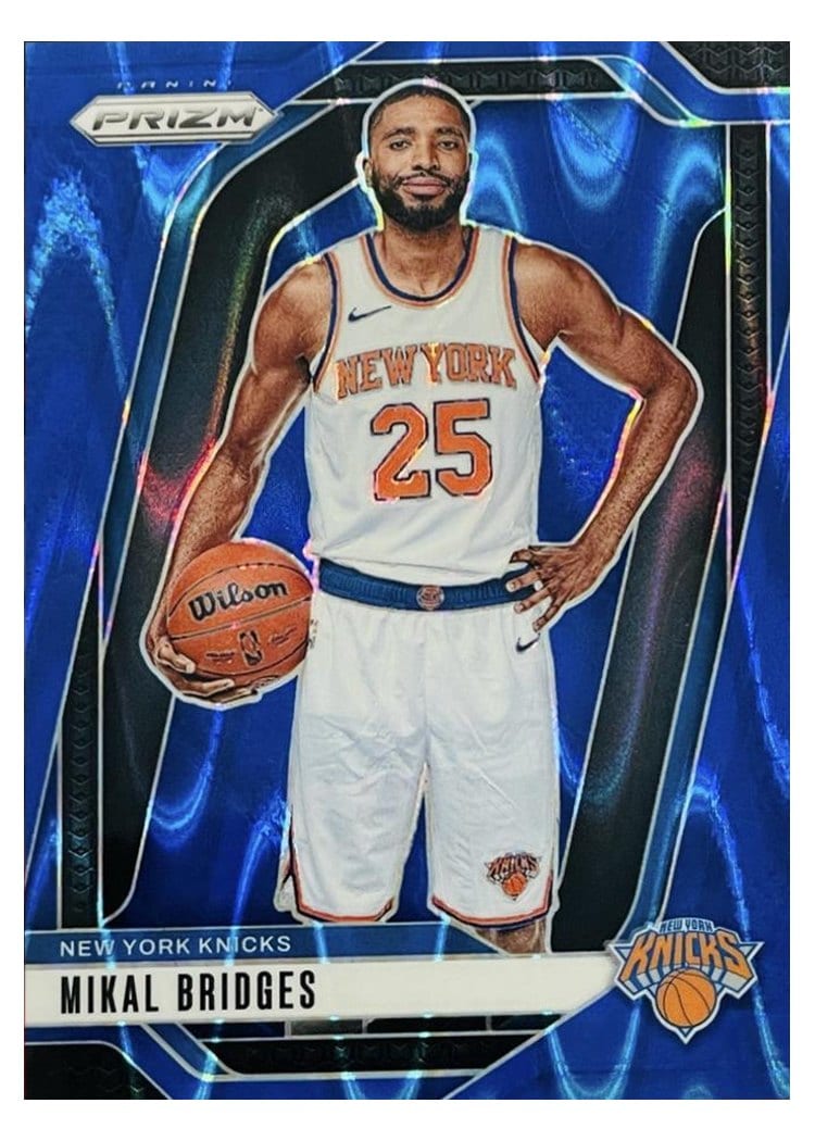 2024-25 Panini Prizm Base Set Mikal Bridges #15 card