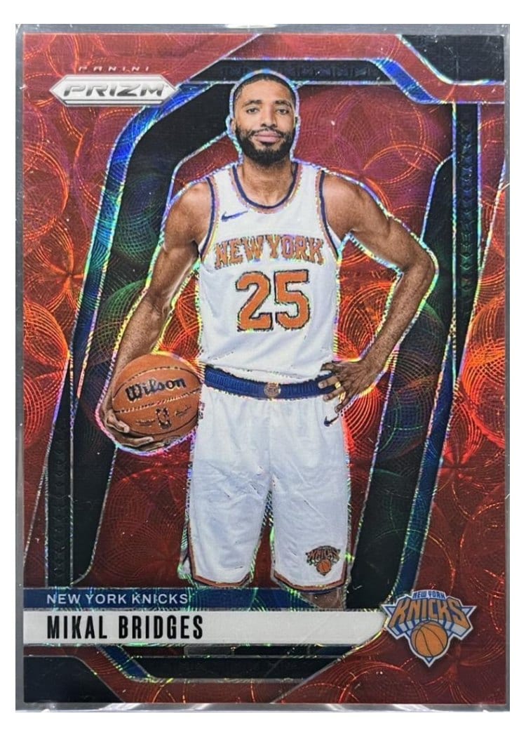 2024-25 Panini Prizm Base Set Mikal Bridges #15 card