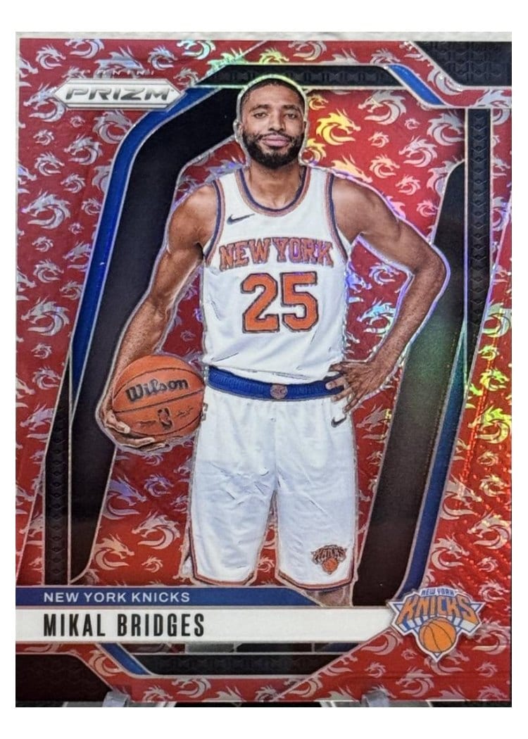 2024-25 Panini Prizm Base Set Mikal Bridges #15 card