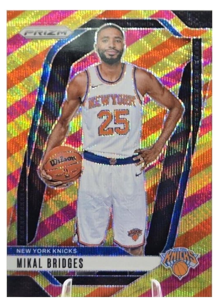 2024-25 Panini Prizm Base Set Mikal Bridges #15 card