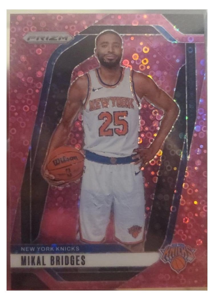2024-25 Panini Prizm Base Set Mikal Bridges #15 card