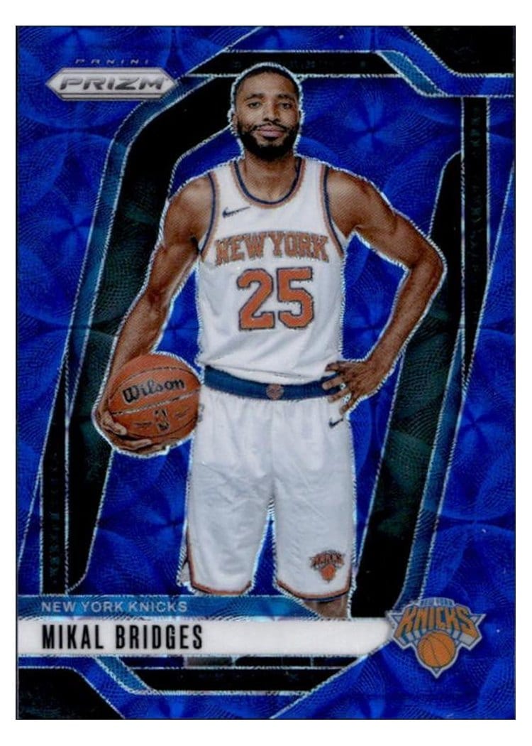 2024-25 Panini Prizm Base Set Mikal Bridges #15 card