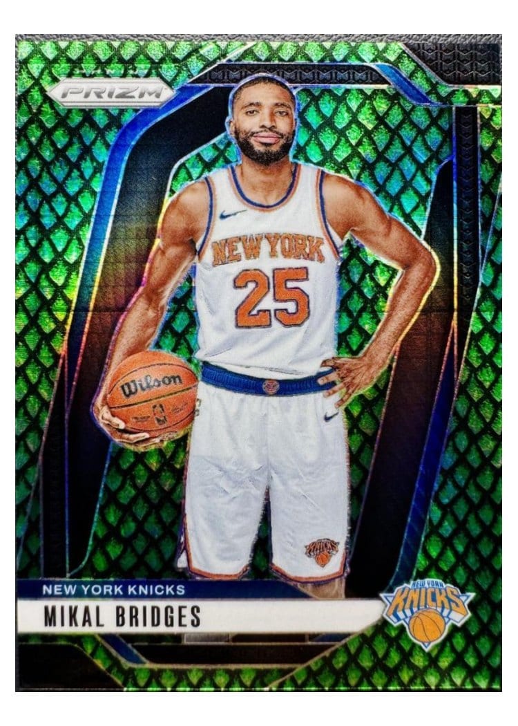 2024-25 Panini Prizm Base Set Mikal Bridges #15 card