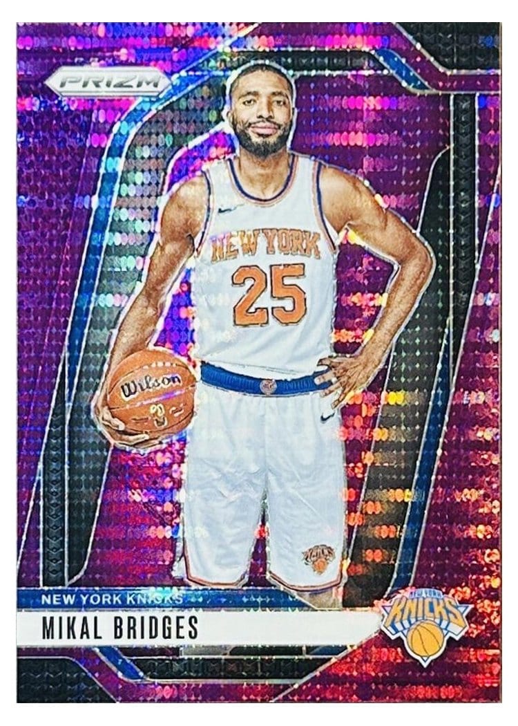 2024-25 Panini Prizm Base Set Mikal Bridges #15 card