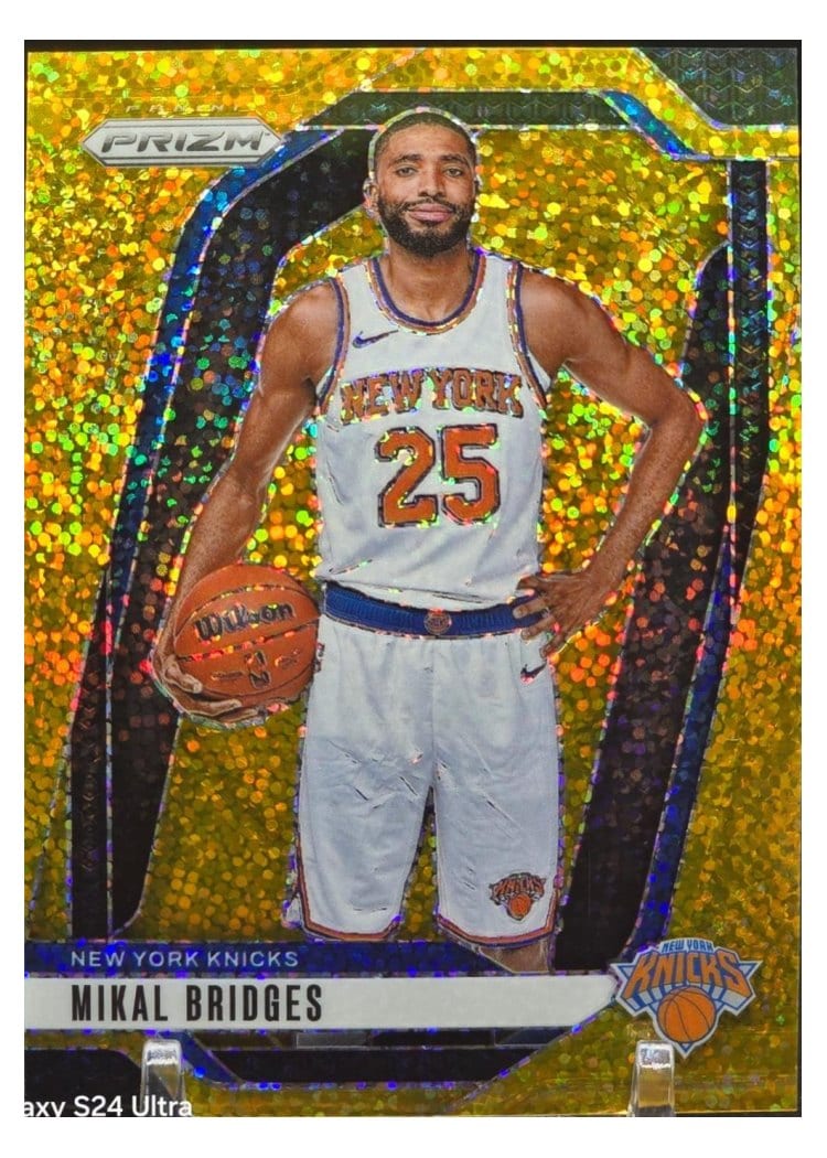 2024-25 Panini Prizm Base Set Mikal Bridges #15 card