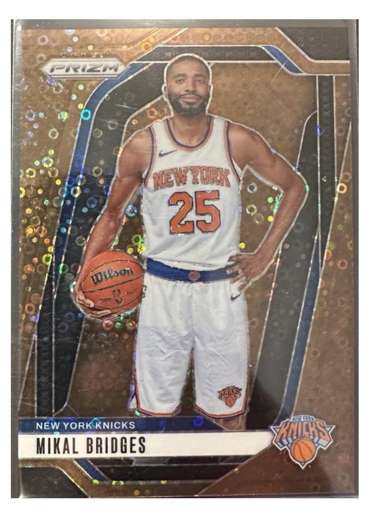 2024-25 Panini Prizm Base Set Mikal Bridges #15 card