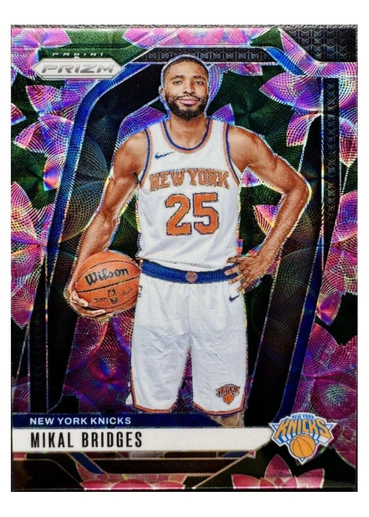 2024-25 Panini Prizm Base Set Mikal Bridges #15 card