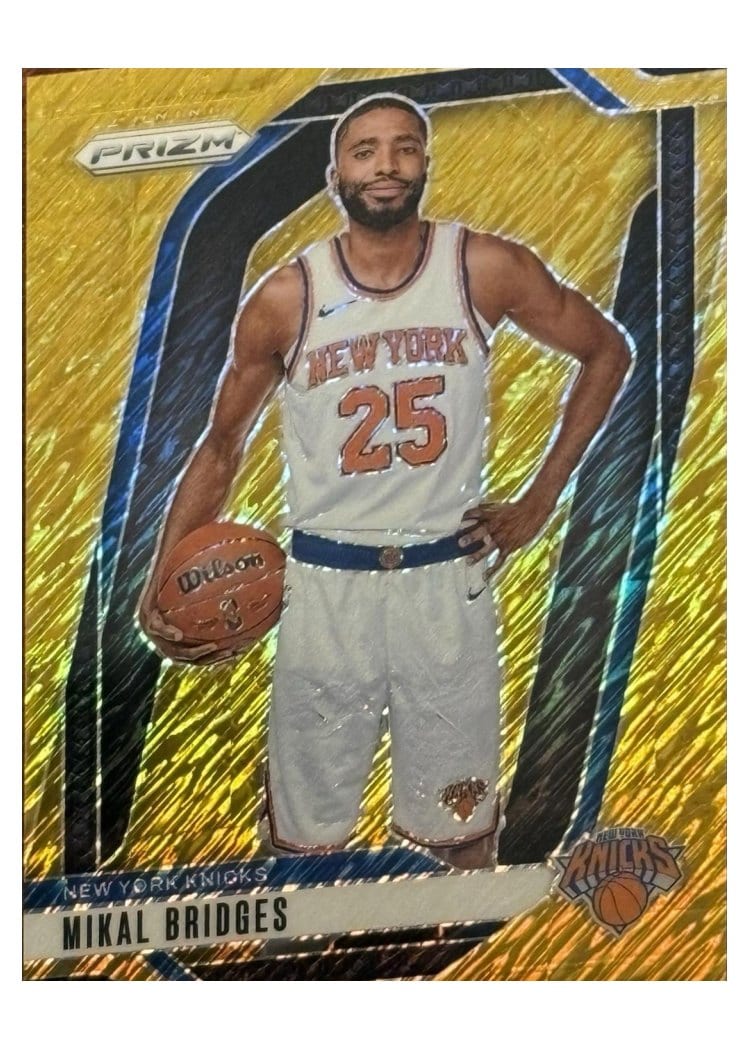 2024-25 Panini Prizm Base Set Mikal Bridges #15 card