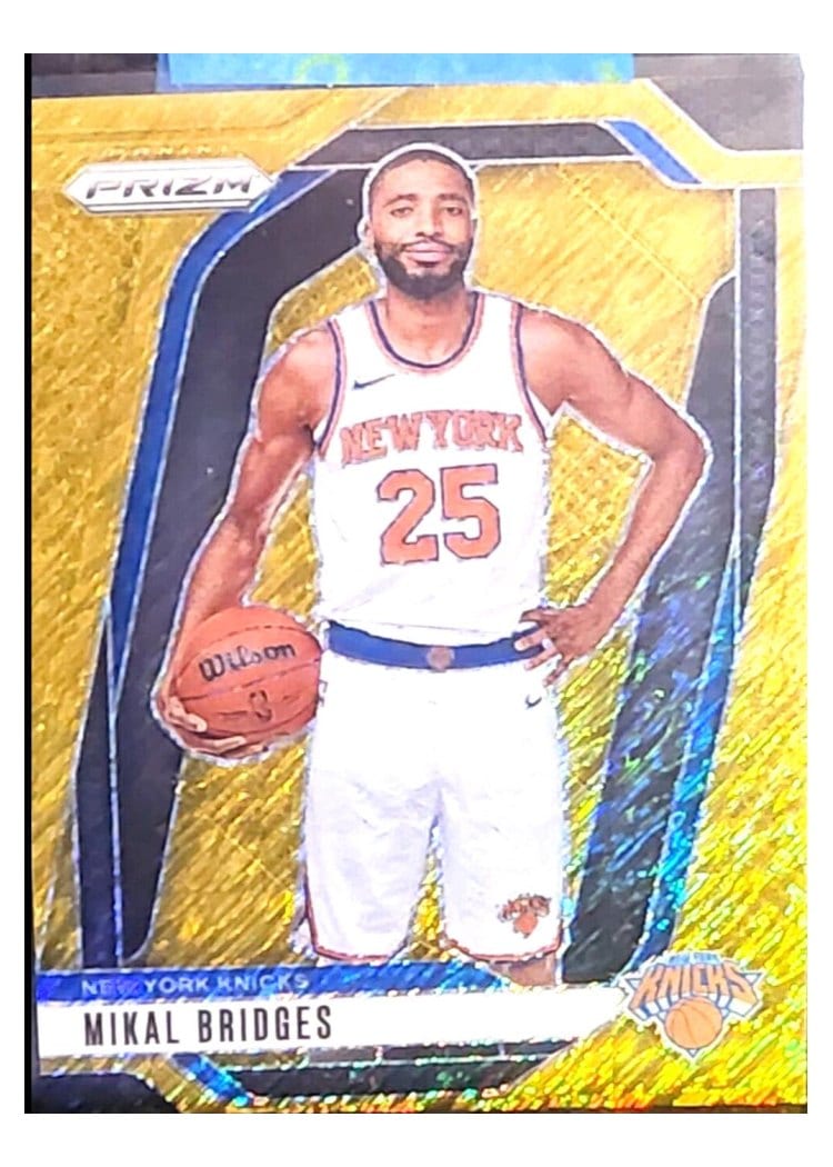 2024-25 Panini Prizm Base Set Mikal Bridges #15 card