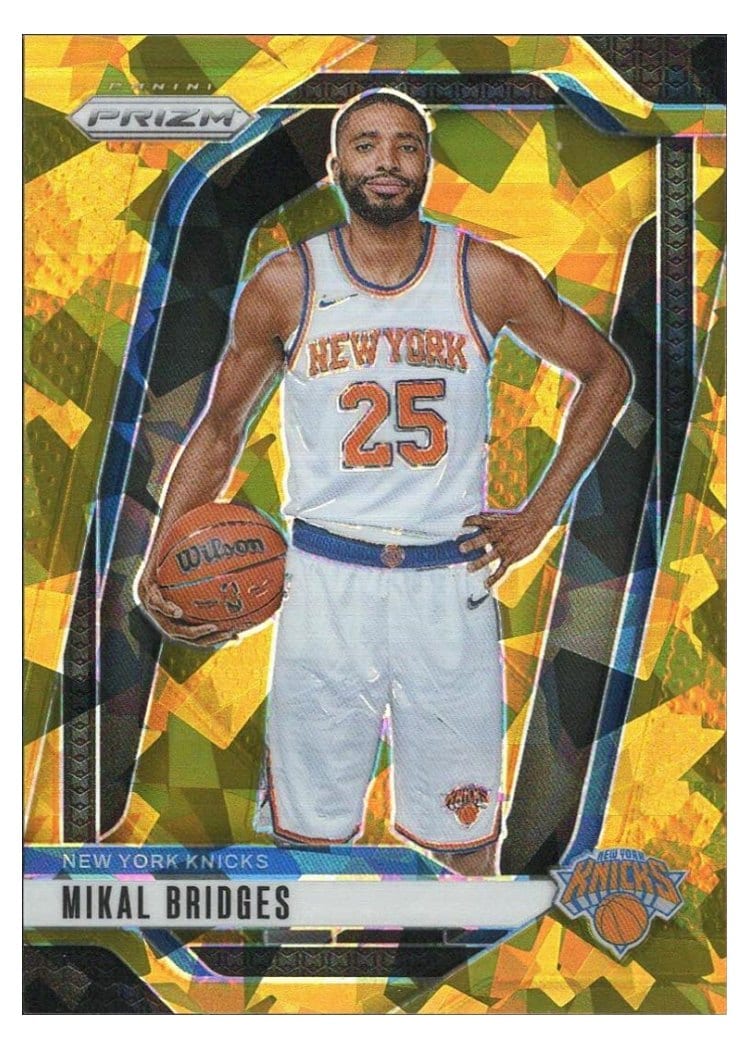 2024-25 Panini Prizm Base Set Mikal Bridges #15 card