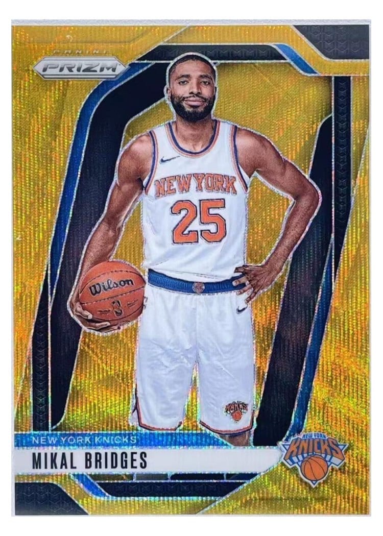 2024-25 Panini Prizm Base Set Mikal Bridges #15 card