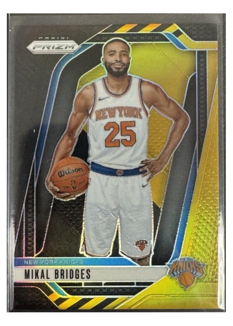 2024-25 Panini Prizm Base Set Mikal Bridges #15 card