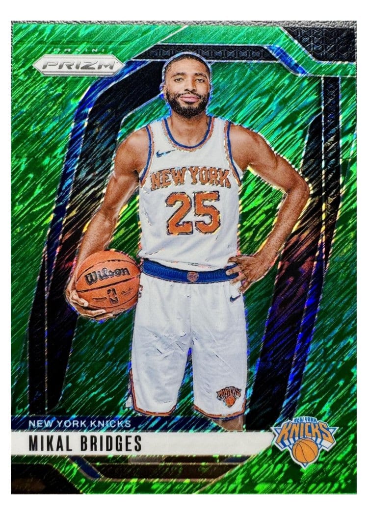 2024-25 Panini Prizm Base Set Mikal Bridges #15 card
