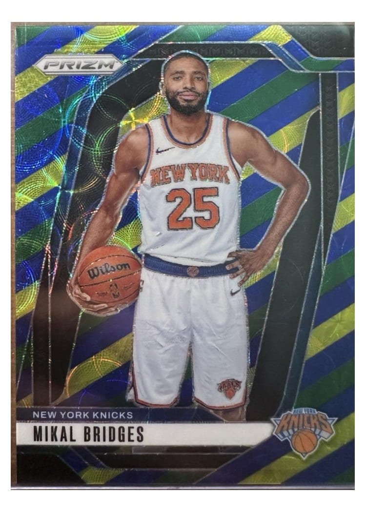 2024-25 Panini Prizm Base Set Mikal Bridges #15 card