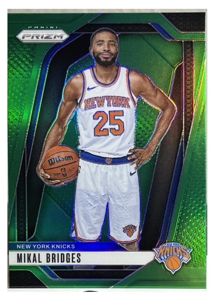 2024-25 Panini Prizm Base Set Mikal Bridges #15 card