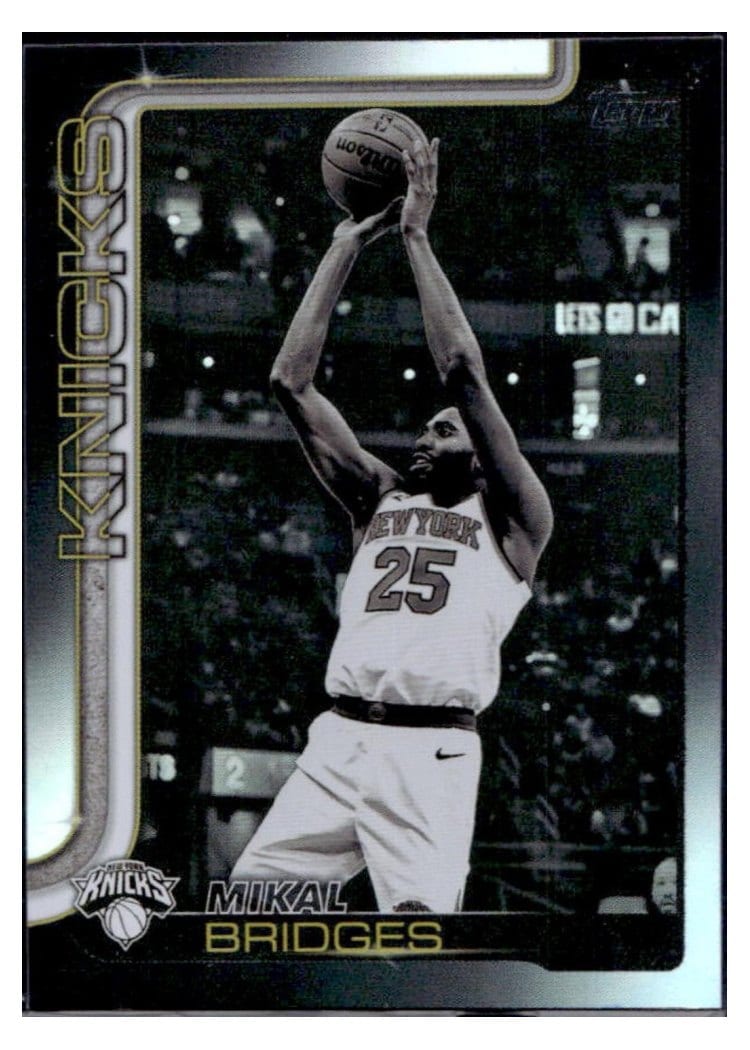 2025-26 Topps Base Set Mikal Bridges #18 card