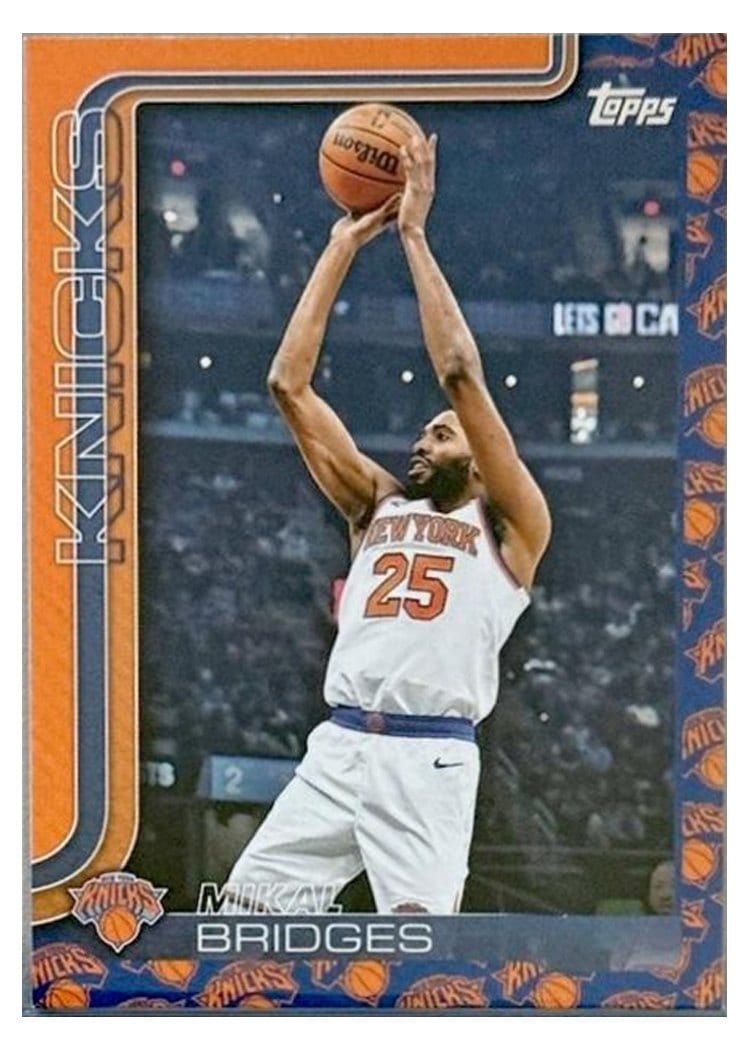 2025-26 Topps Base Set Mikal Bridges #18 card