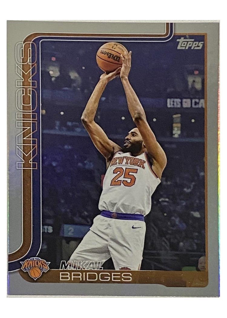 2025-26 Topps Base Set Mikal Bridges #18 card
