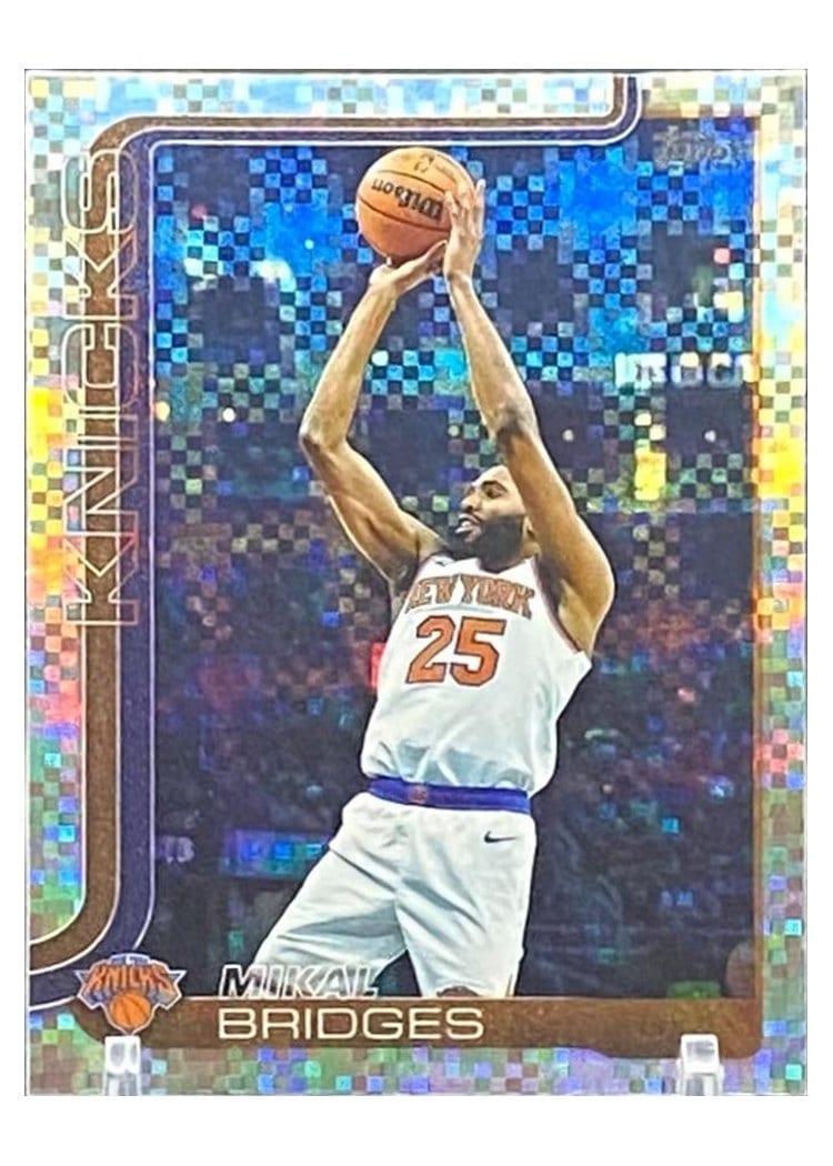 2025-26 Topps Base Set Mikal Bridges #18 card