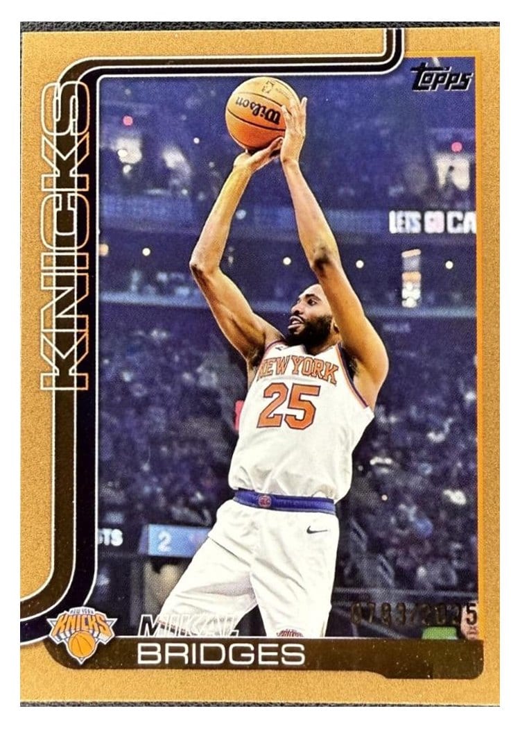 2025-26 Topps Base Set Mikal Bridges #18 card