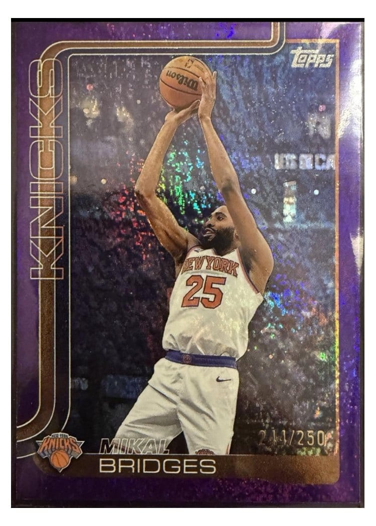 2025-26 Topps Base Set Mikal Bridges #18 card