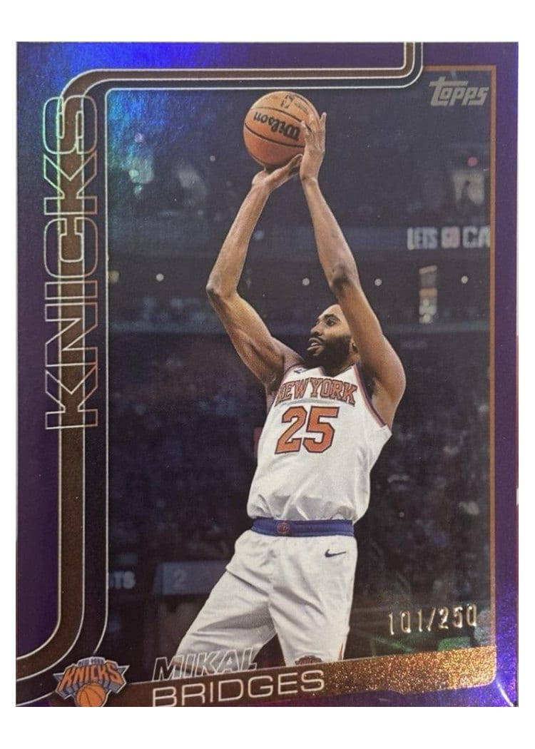 2025-26 Topps Base Set Mikal Bridges #18 card
