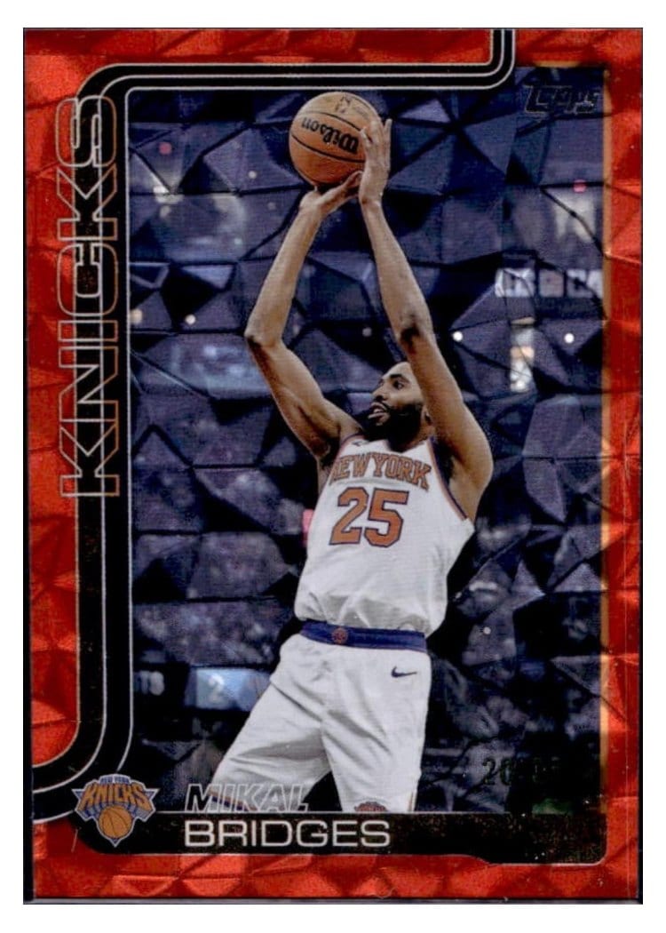 2025-26 Topps Base Set Mikal Bridges #18 card