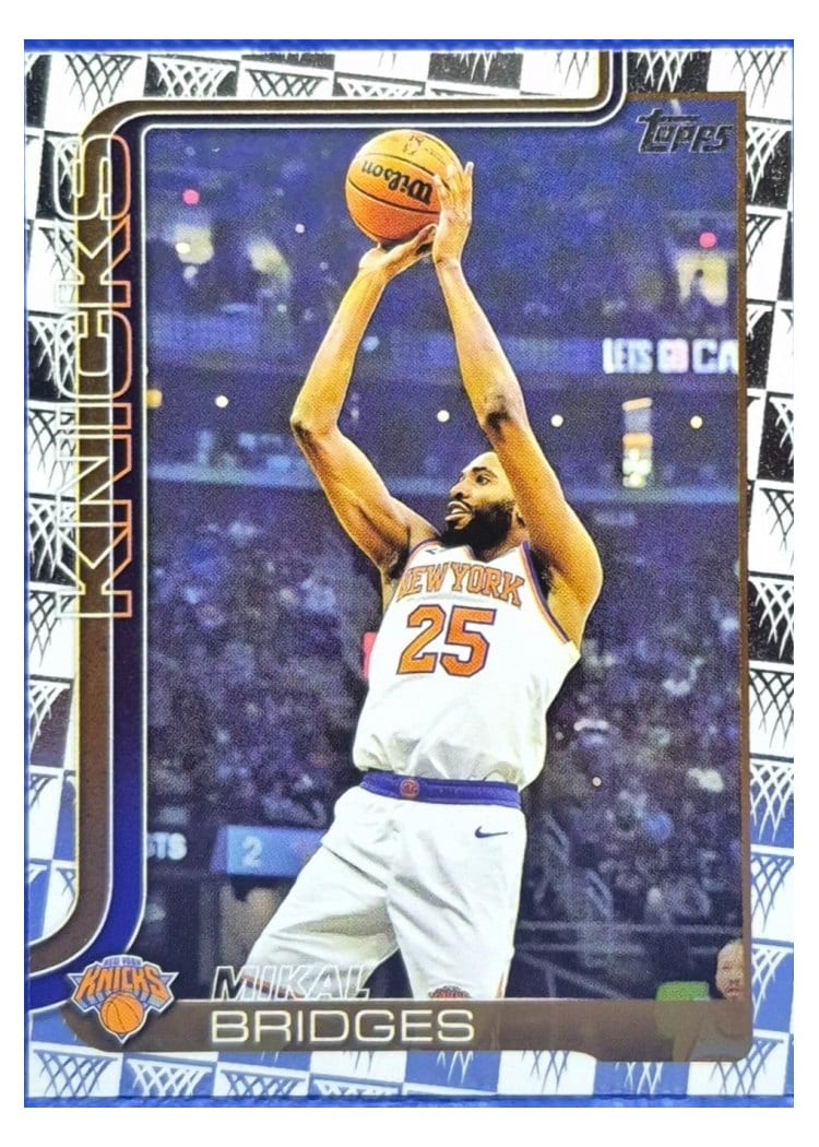 2025-26 Topps Base Set Mikal Bridges Season Tip-Off #18 card