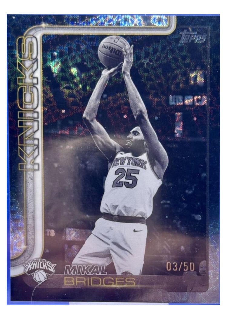 2025-26 Topps Base Set Mikal Bridges #18 card