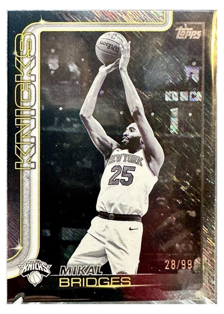 2025-26 Topps Base Set Mikal Bridges #18 card