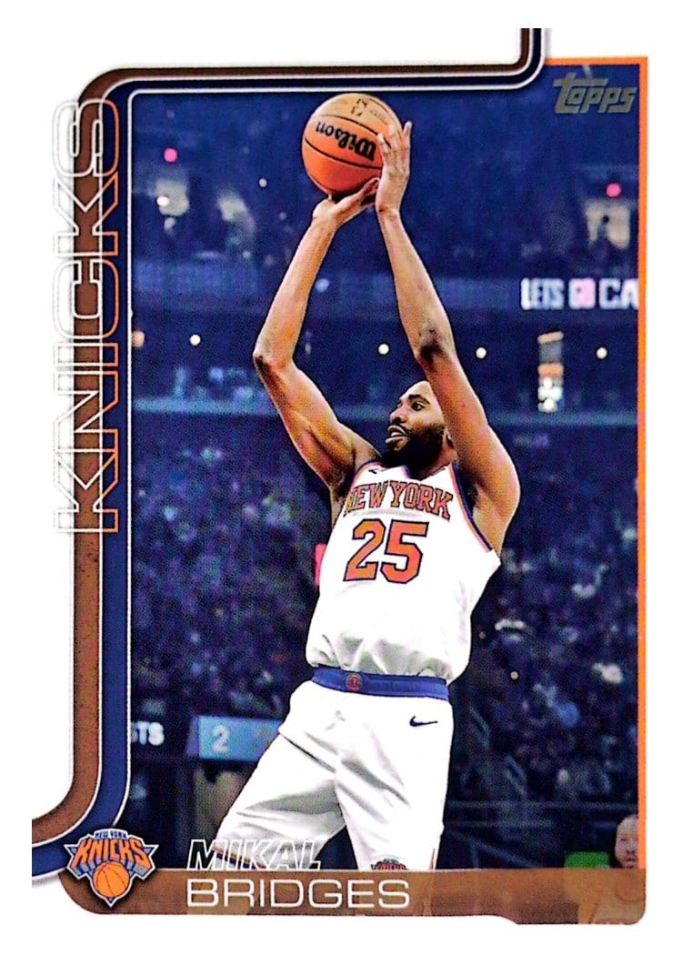 2025-26 Topps Base Set Mikal Bridges #18 card