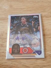 2023 Topps Chrome McDonald's All American Chrome Autographs Mikaylah Williams #CA-MW card