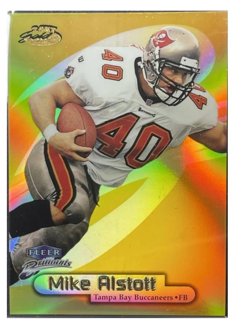 1998 Fleer Brilliants Mike Alstott #18TG card